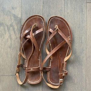 Brown sandals